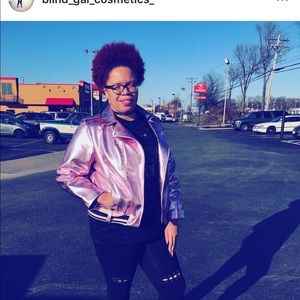 PINK LADY Moto Jacket Sz 2X!!